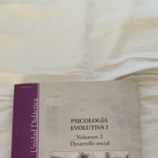 Libros: PSICOLOGÍA EVOLUTIVA I. VOLUMEN 2. DESARROLLO SOCIAL. Lote 218453786