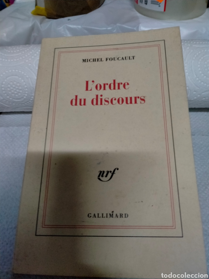 Libros: MICHAEL FOUCAULT.LORDRE DU DISCOURS.GALLIMARD - Foto 1
