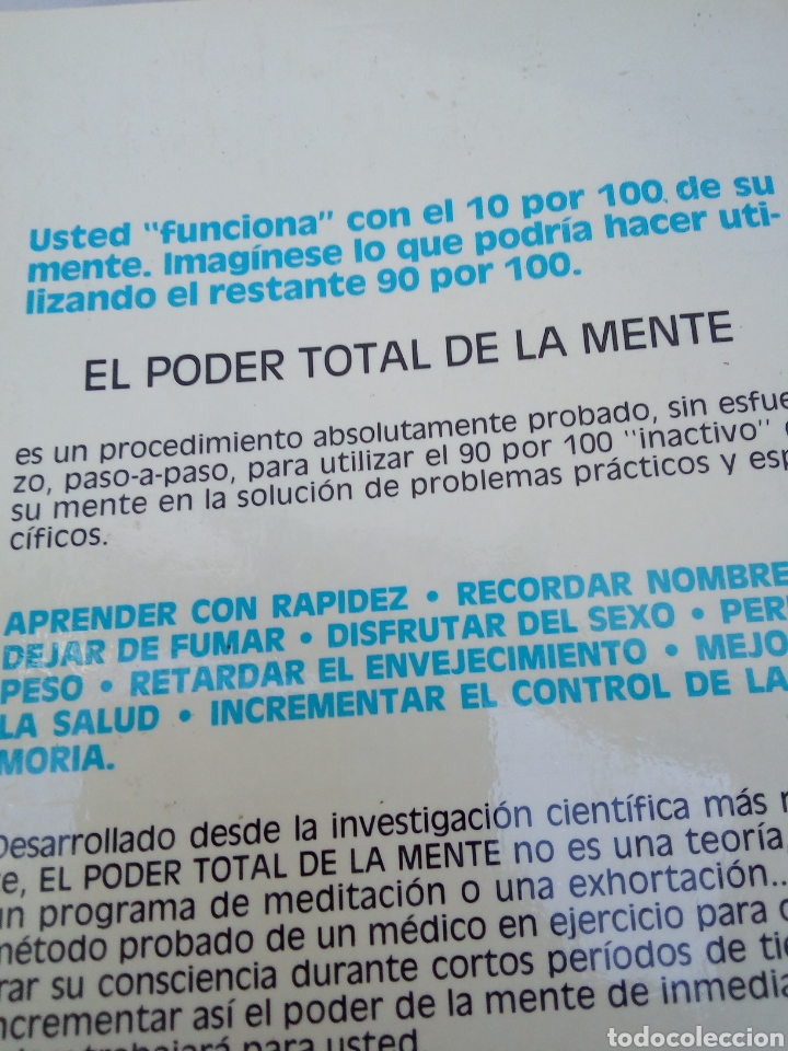 Libros: El poder total de la mente - Foto 2