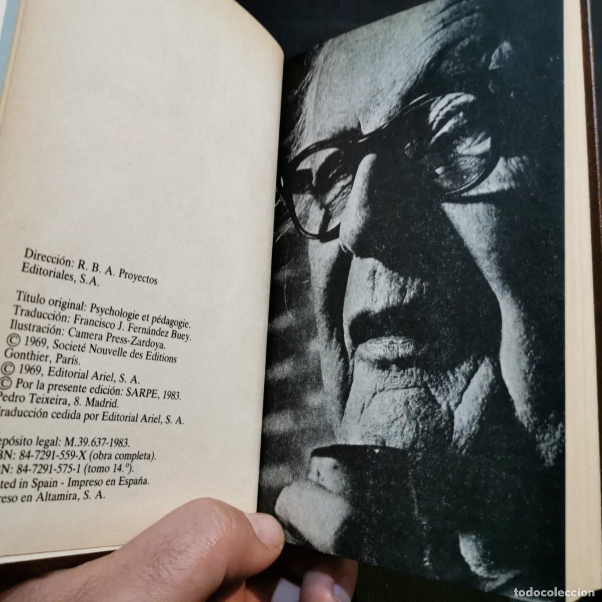 Libros: ⚜️ #14. IMPECABLE. Jean Piaget. Sarpe 1983 - Foto 4