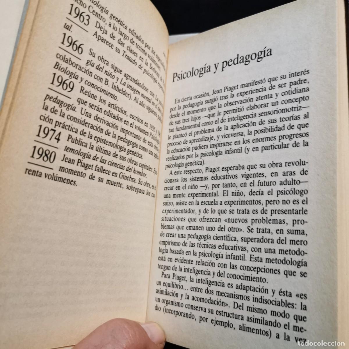 Libros: ⚜️ #14. IMPECABLE. Jean Piaget. Sarpe 1983 - Foto 5
