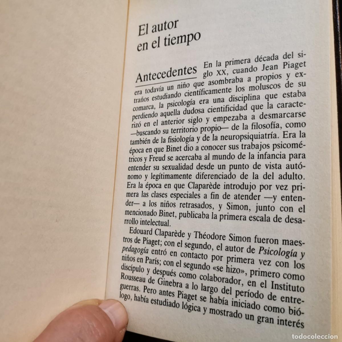 Libros: ⚜️ #14. IMPECABLE. Jean Piaget. Sarpe 1983 - Foto 6
