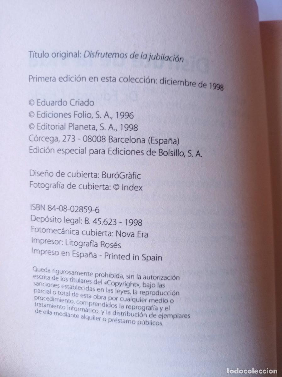 Libros: DISFRUTE DE LA VIDA - DR. EDUARDO CRIADO - Foto 3