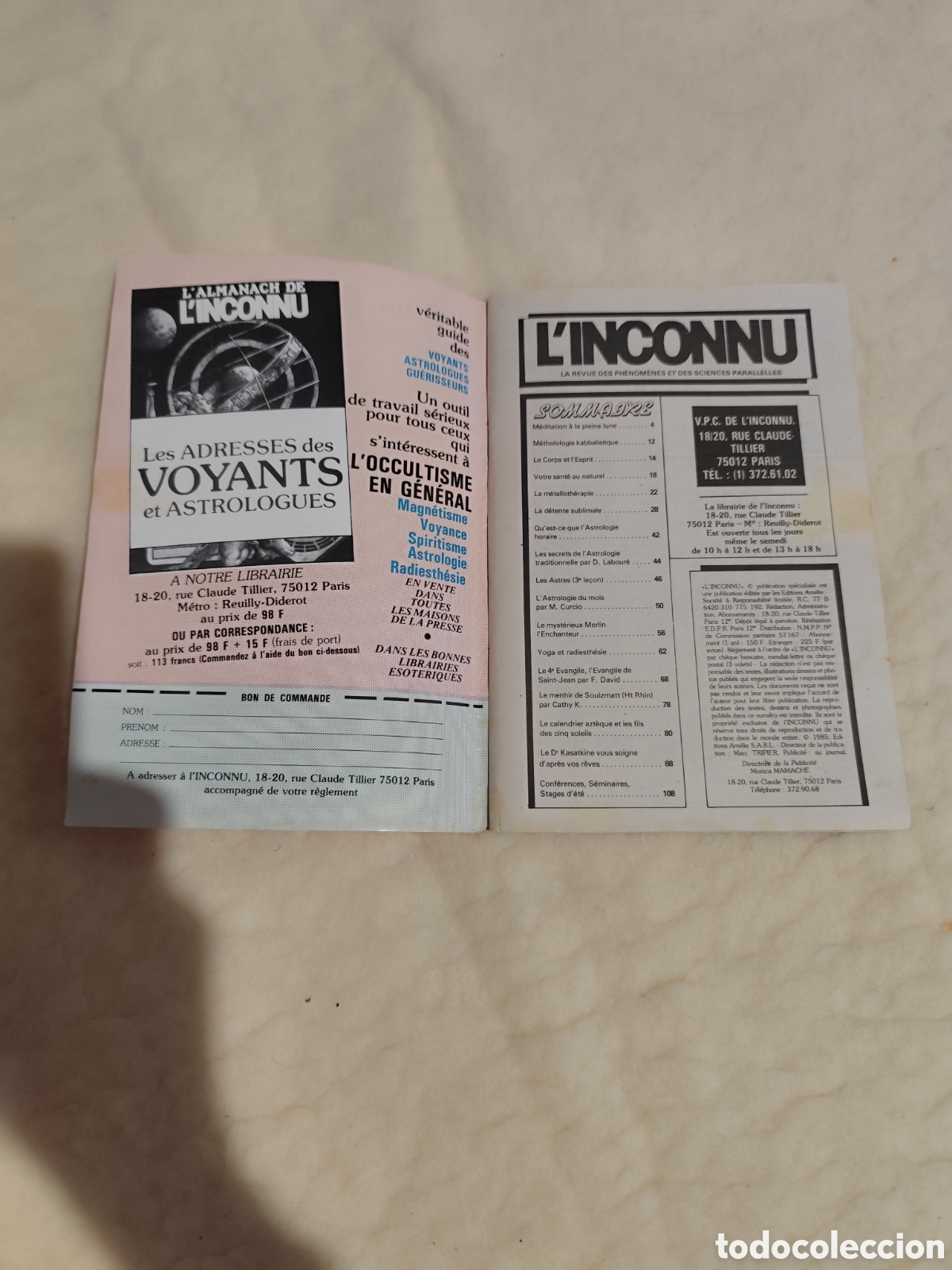 Libros: L INCONNU REVISTA FRANCESA - Foto 5