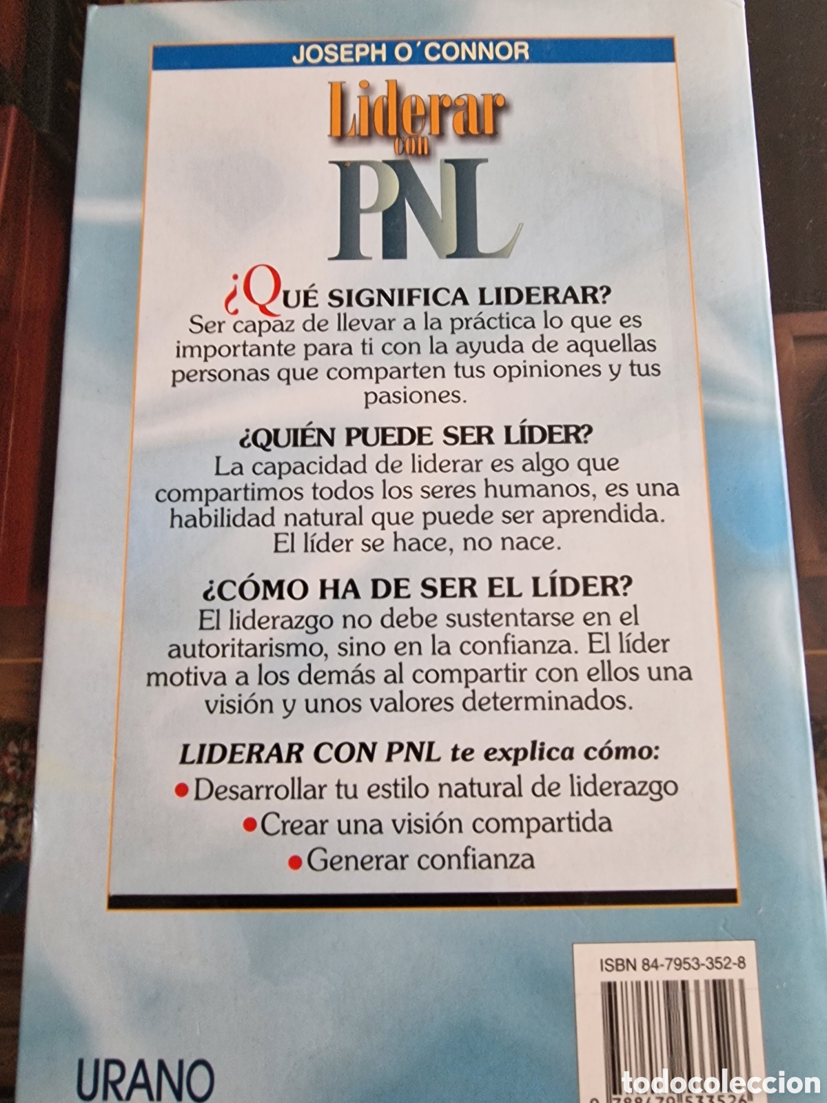 Libros: Liderar con PNL. Joseph OConnor. Editorial Urano - Foto 2