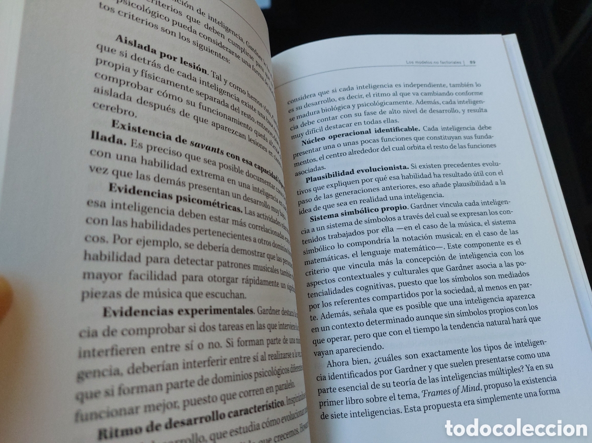 Libros: &iquest;Qu&eacute; es la inteligencia? Del CI a las inteligencias m&uacute;ltiples - Foto 4