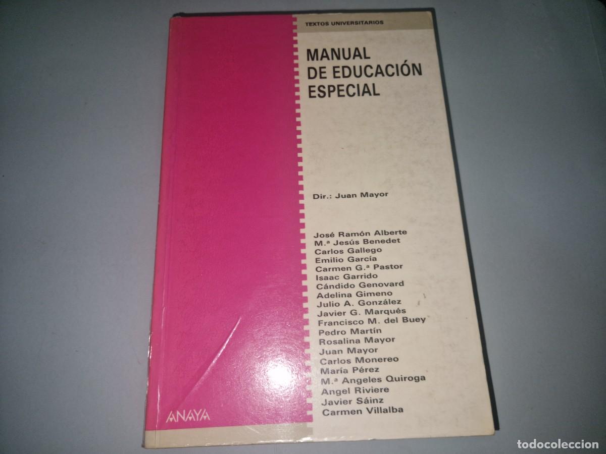 Libros: Manual de educacion especial Mayor, Juan