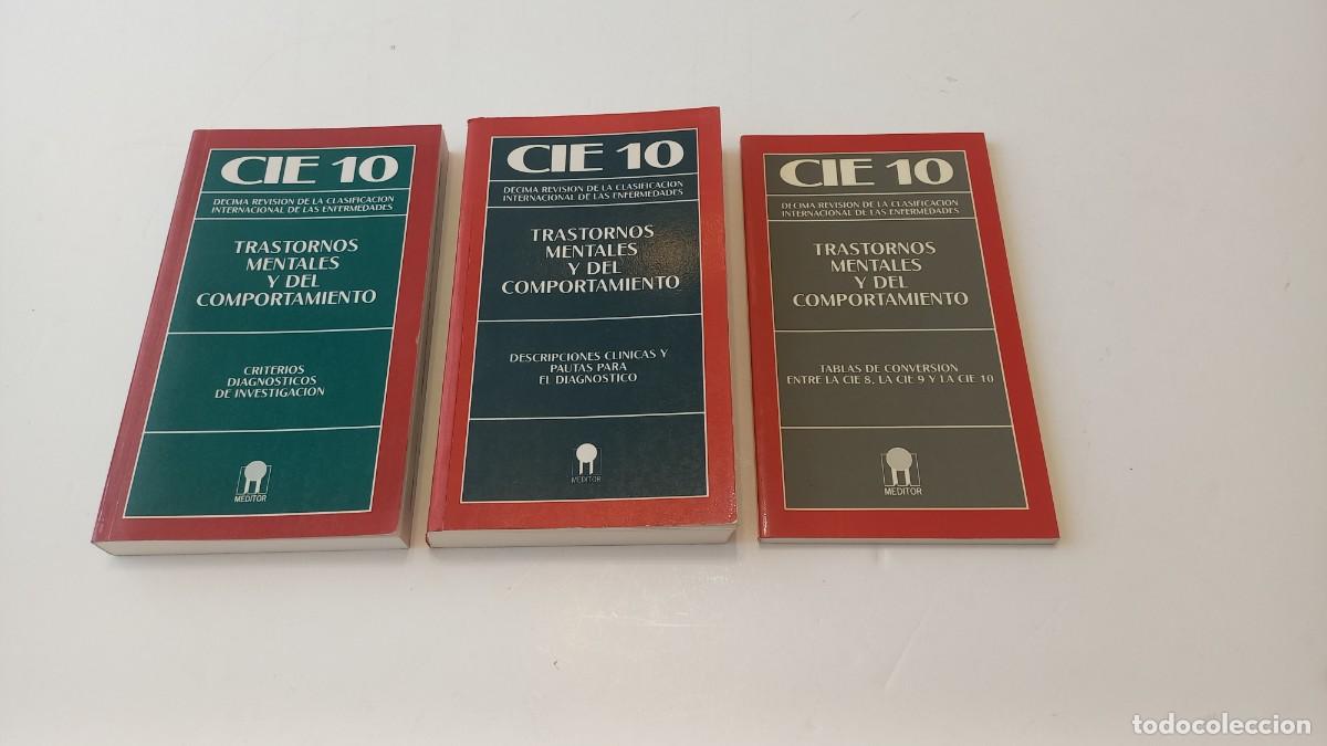Libros: SET CIE 10 TRASTORNOS MENTALES Y DEL COMPORTAMIENTO: DIAGN&Oacute;STICO, CLINICA Y TABLAS DE CONVERSI&Oacute;N
