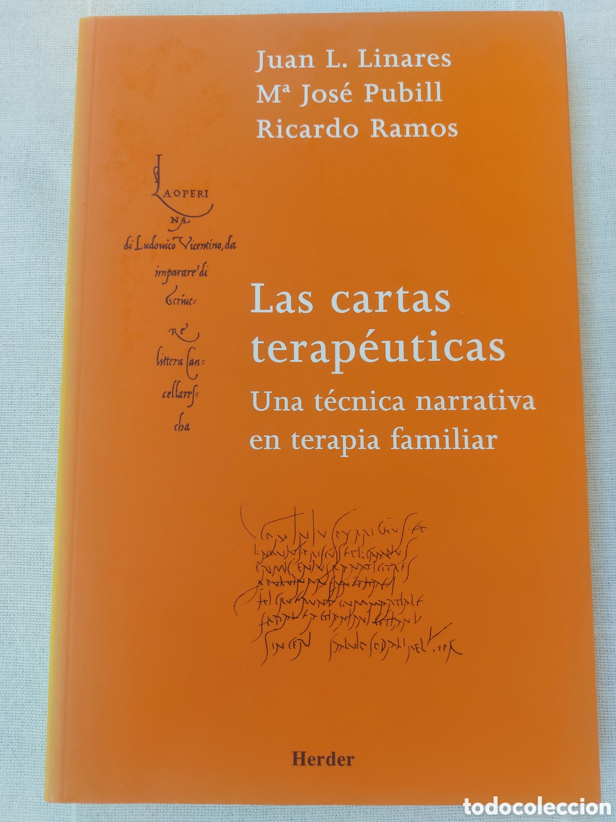 Libros: Las cartas terap&eacute;uticas.