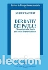 Libros: DER DATIV BEI PAULUS - Nobert Baumert - Foto 1