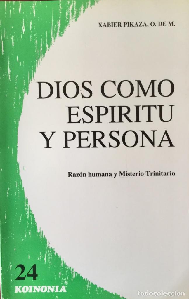 Libros: Dios como esp&iacute;ritu y persona. NUEVO REF: AX129 - Foto 1