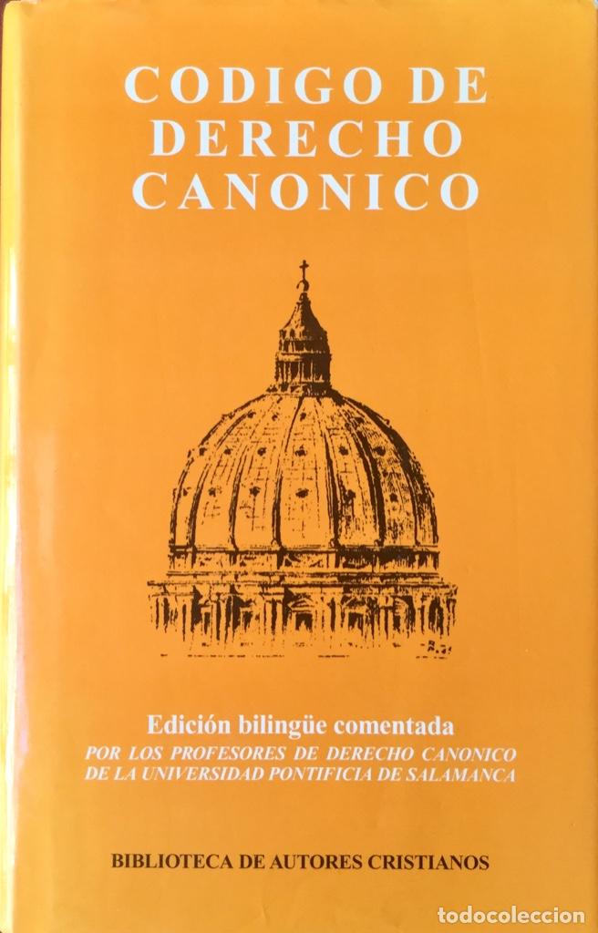 Libros: C&oacute;digo de Derecho Can&oacute;nico. NUEVO. REF: AX138 - Foto 1