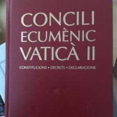 Libri: CONCILI ECUMÈNIC VATICÀ II. Lote 190624440