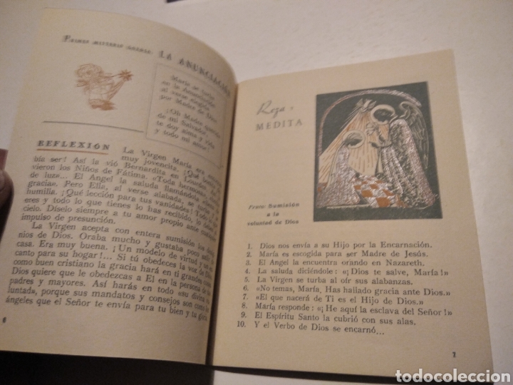 Libros: Librito ROSARIO DE LOS NI&Ntilde;OS 1954 - Foto 5