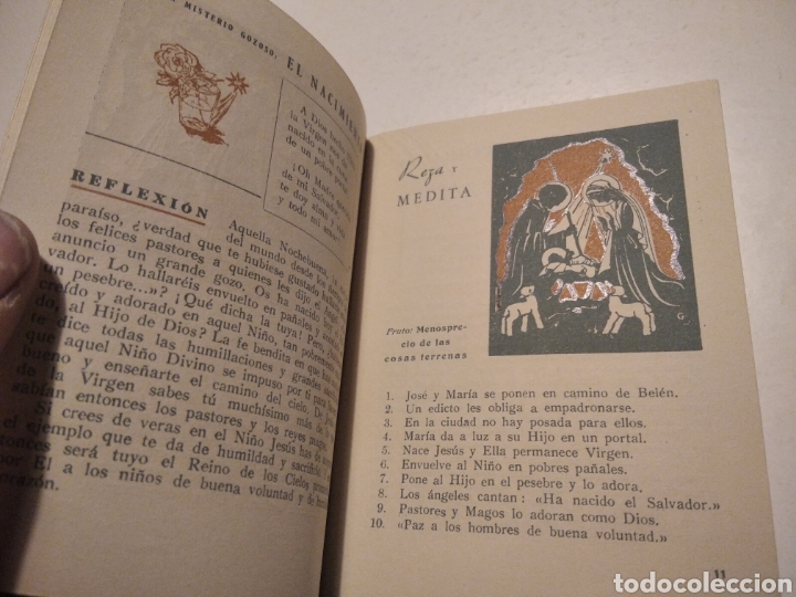 Libros: Librito ROSARIO DE LOS NI&Ntilde;OS 1954 - Foto 7