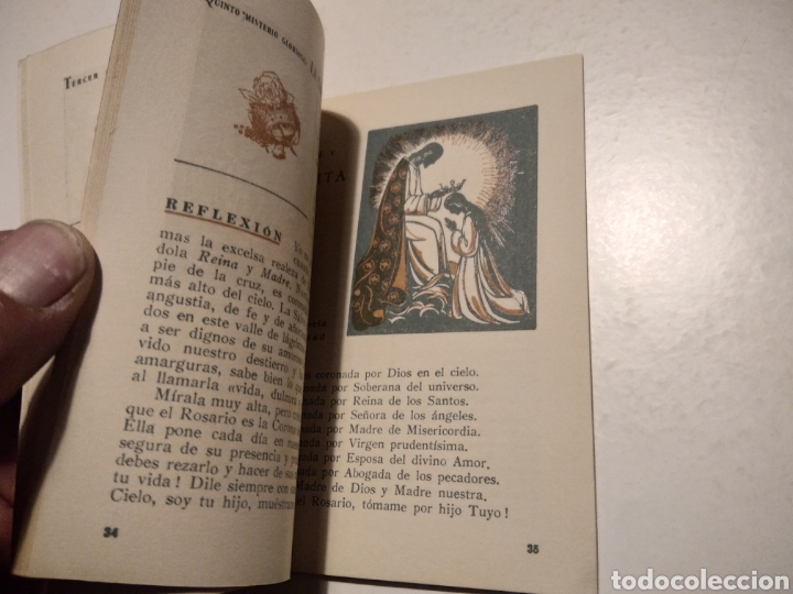 Libros: Librito ROSARIO DE LOS NI&Ntilde;OS 1954 - Foto 8