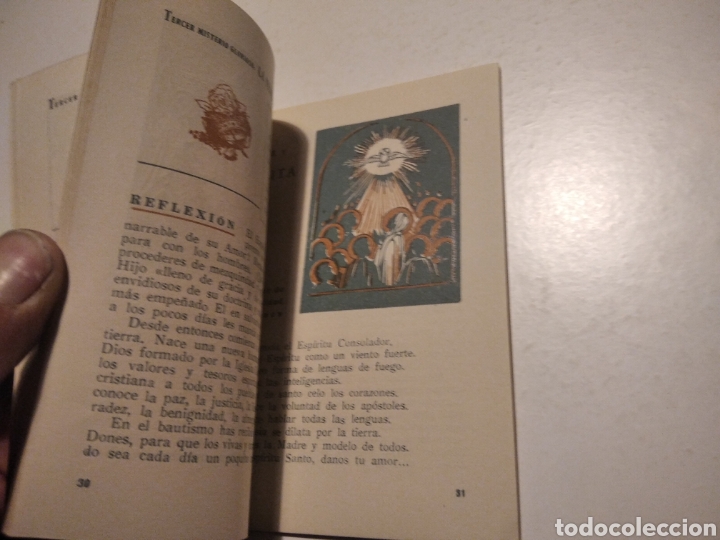 Libros: Librito ROSARIO DE LOS NI&Ntilde;OS 1954 - Foto 9