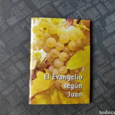 Libros: EVANGELIO SEGUN JUAN. TIPO LIBRILLO, 80 PAGINAS. EDICIONES BIBLICAS. LIBRO NUEVO. Lote 242039670