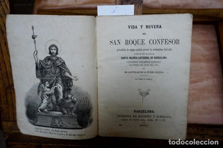 Libros: vida y novena de san roque confesor. - Foto 2