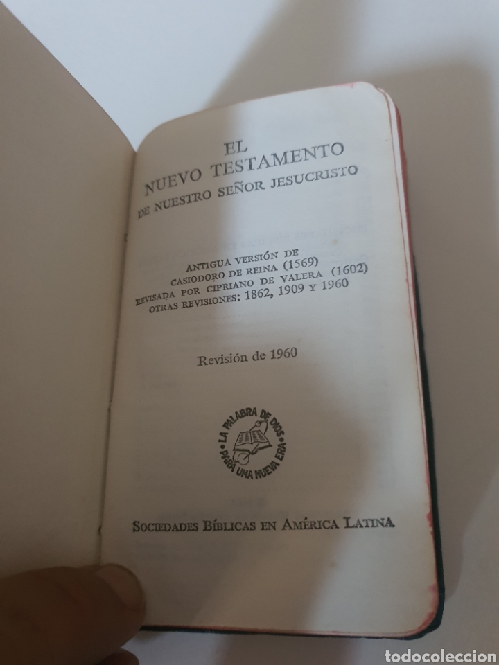 Libros: Libro antiguo testamento versi&oacute;n casiodoro de Reina - Foto 2