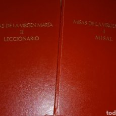 Libri: MISAS DE LA VIRGEN MARIA LECCIONARIO Y MISAL. Lote 302645198