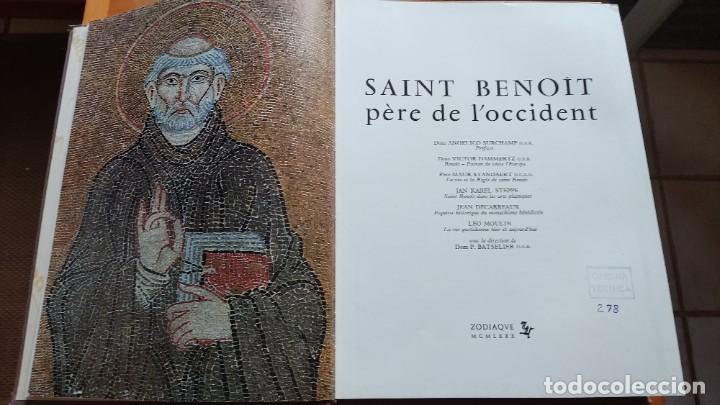 Libros: SAINT BENOIT PERE DE L&acute;OCCIDENT, EN FRANCES - Foto 3