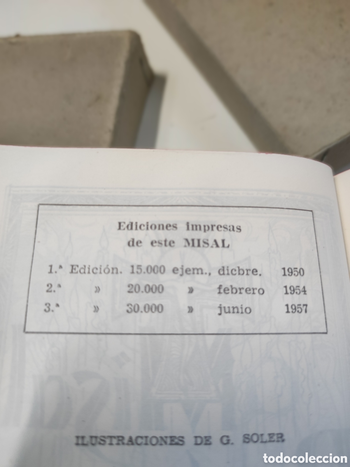 Libros: Misal 1957 en su caja sin usar - Foto 9