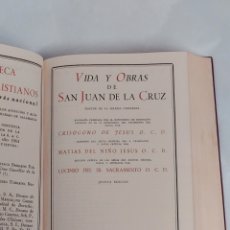Libros: VIDA Y OBRAS DE SAN JUAN DE LA CRUZ . 5° EDICIÓN 1964 . BAC. Lote 385851744