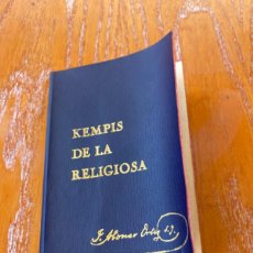 Libros: KEMPIS DE LA RELIGIOSA. Lote 401449439