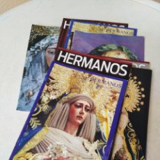 Libros: LOTE DE 12 REVISTAS DE HERMANDADES HERMANOS. Lote 402227944