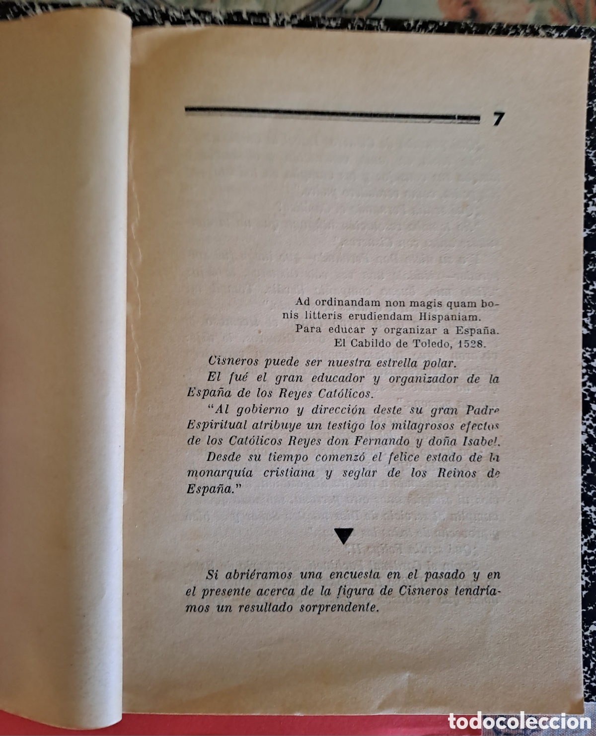 Libros: LIBRO LA VIDA DE CISNEROS 1944 - Foto 5