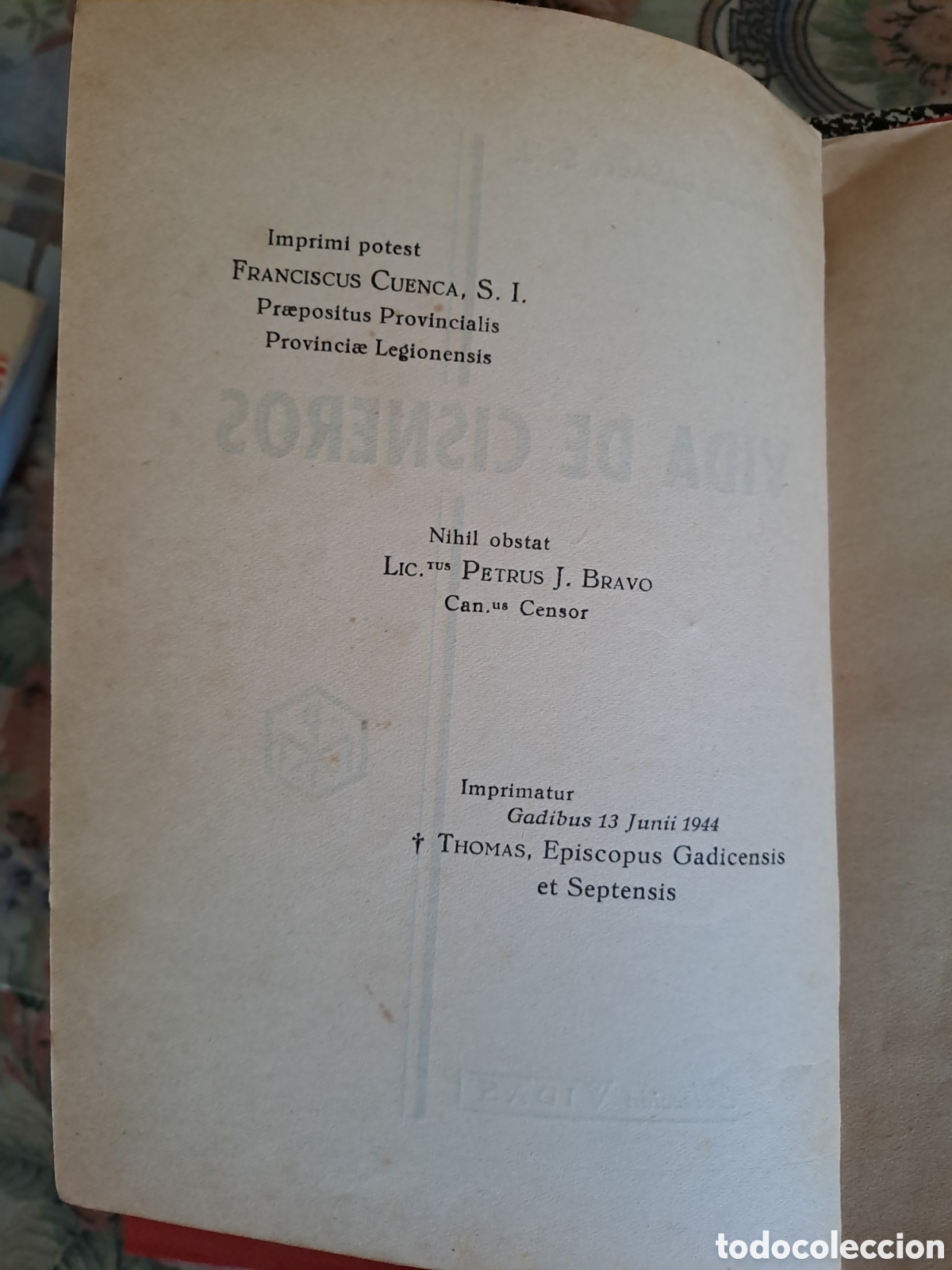 Libros: LIBRO LA VIDA DE CISNEROS 1944 - Foto 6