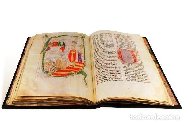 Libros: Codex Calixtinus, c&oacute;dice de Salamanca, c. 1325. Facs&iacute;mil, completo. Silo&eacute; - Foto 6