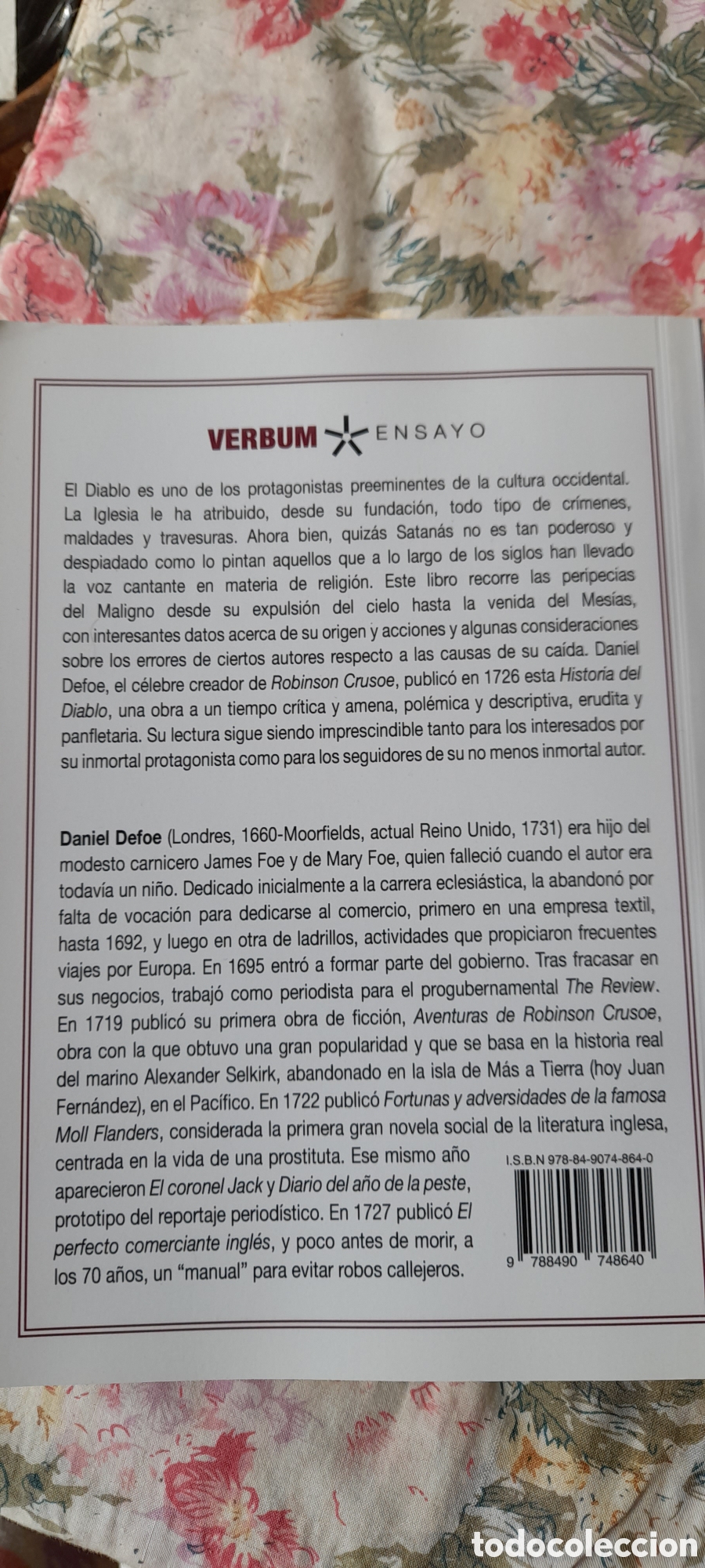 Libros: Historia del diablo. Daniel Defoe - Foto 2