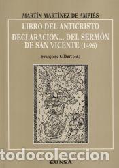 Libros: Libro del anticristo - Mart&iacute;n Mart&iacute;nez de Ampi&eacute;s - Foto 1