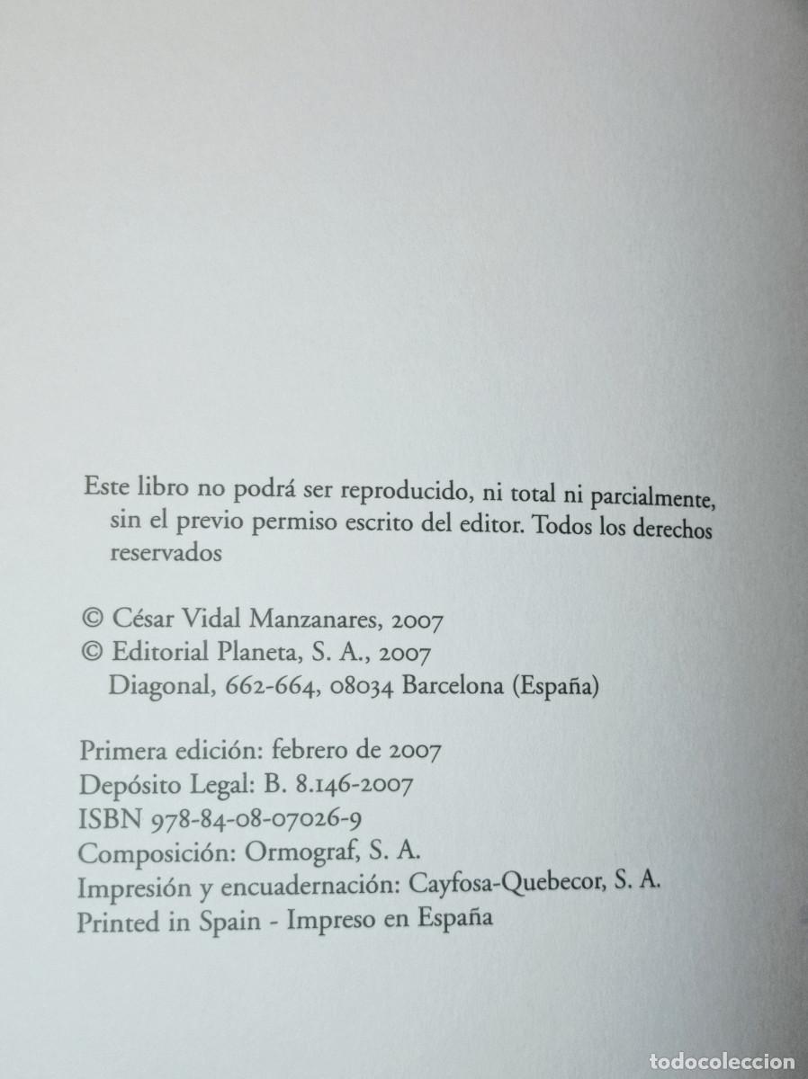 Libros: Jes&uacute;s y Judas C&eacute;sar Vidal 2007 - Foto 4