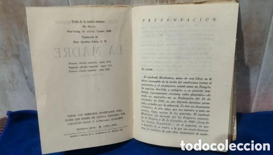 Libros: Libro de Josef Cardenal a&ntilde;o 1958. - Foto 7