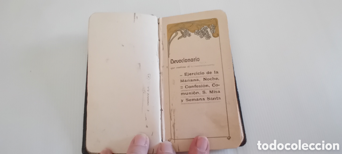 Libros: DEVOCIONARIO ANTIGUO TAPA CUERO - Foto 5