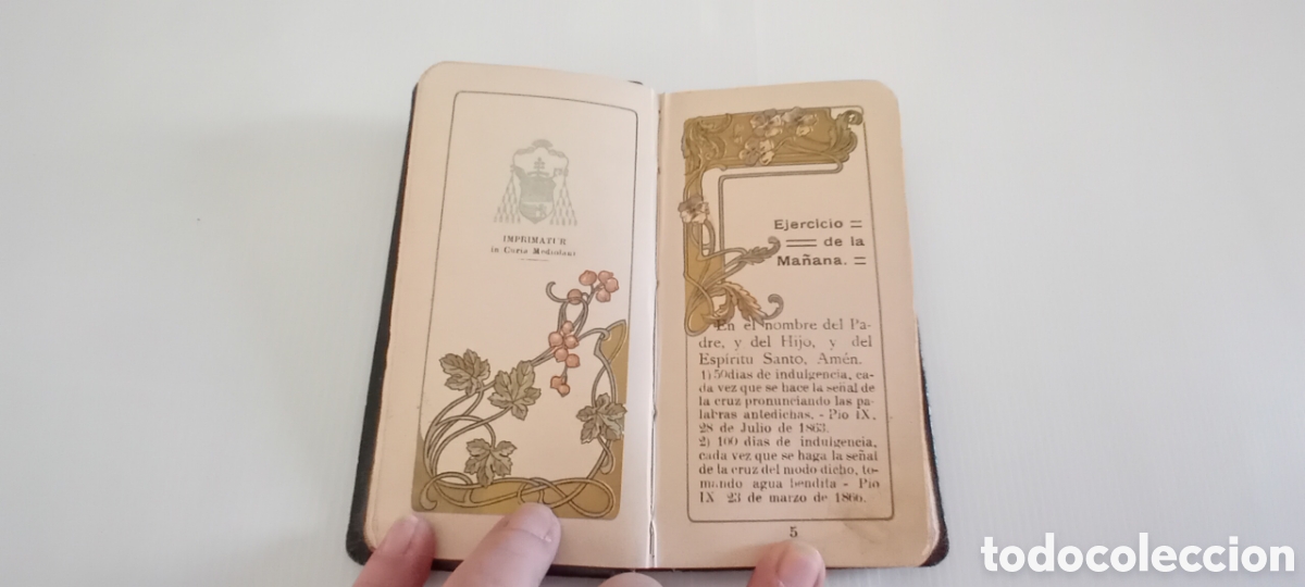 Libros: DEVOCIONARIO ANTIGUO TAPA CUERO - Foto 8