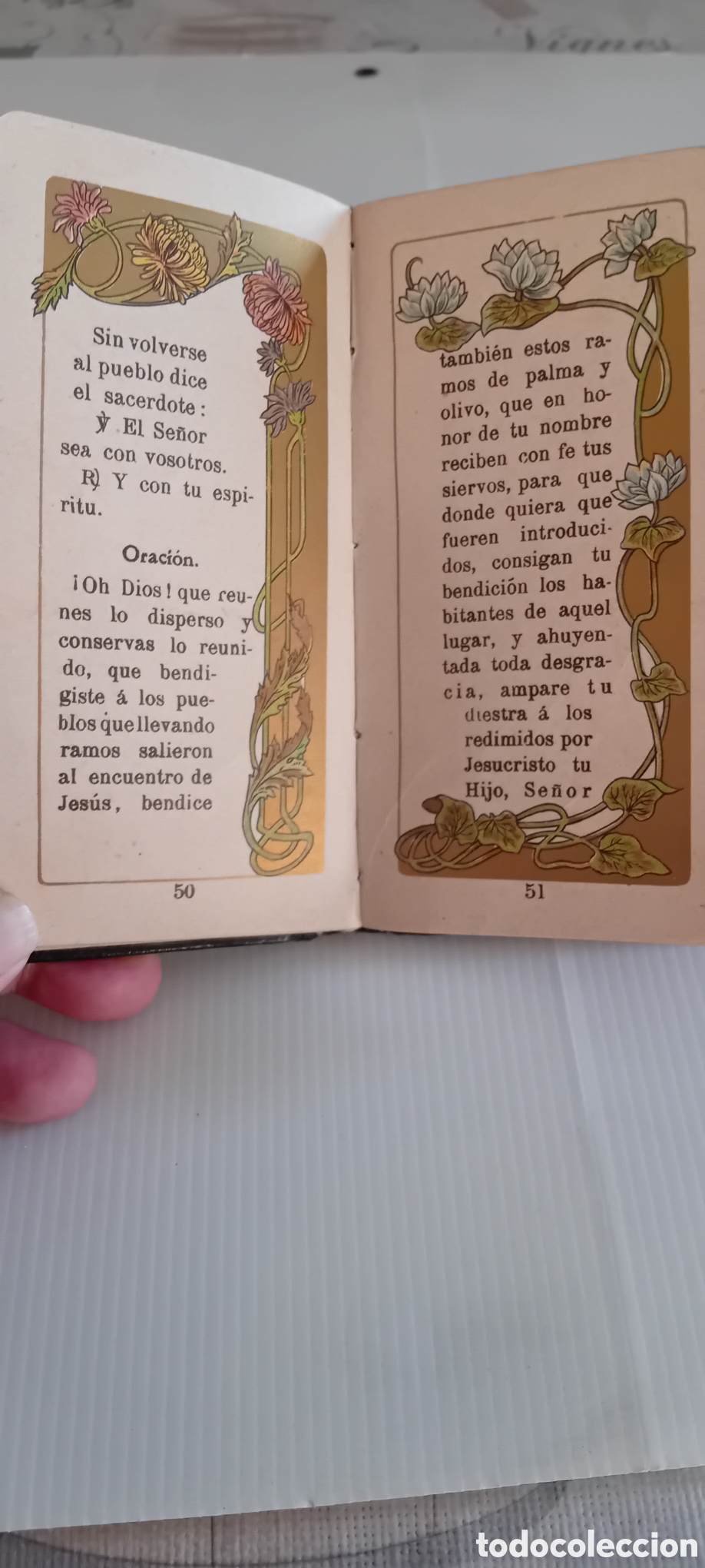 Libros: DEVOCIONARIO ANTIGUO TAPA CUERO - Foto 11