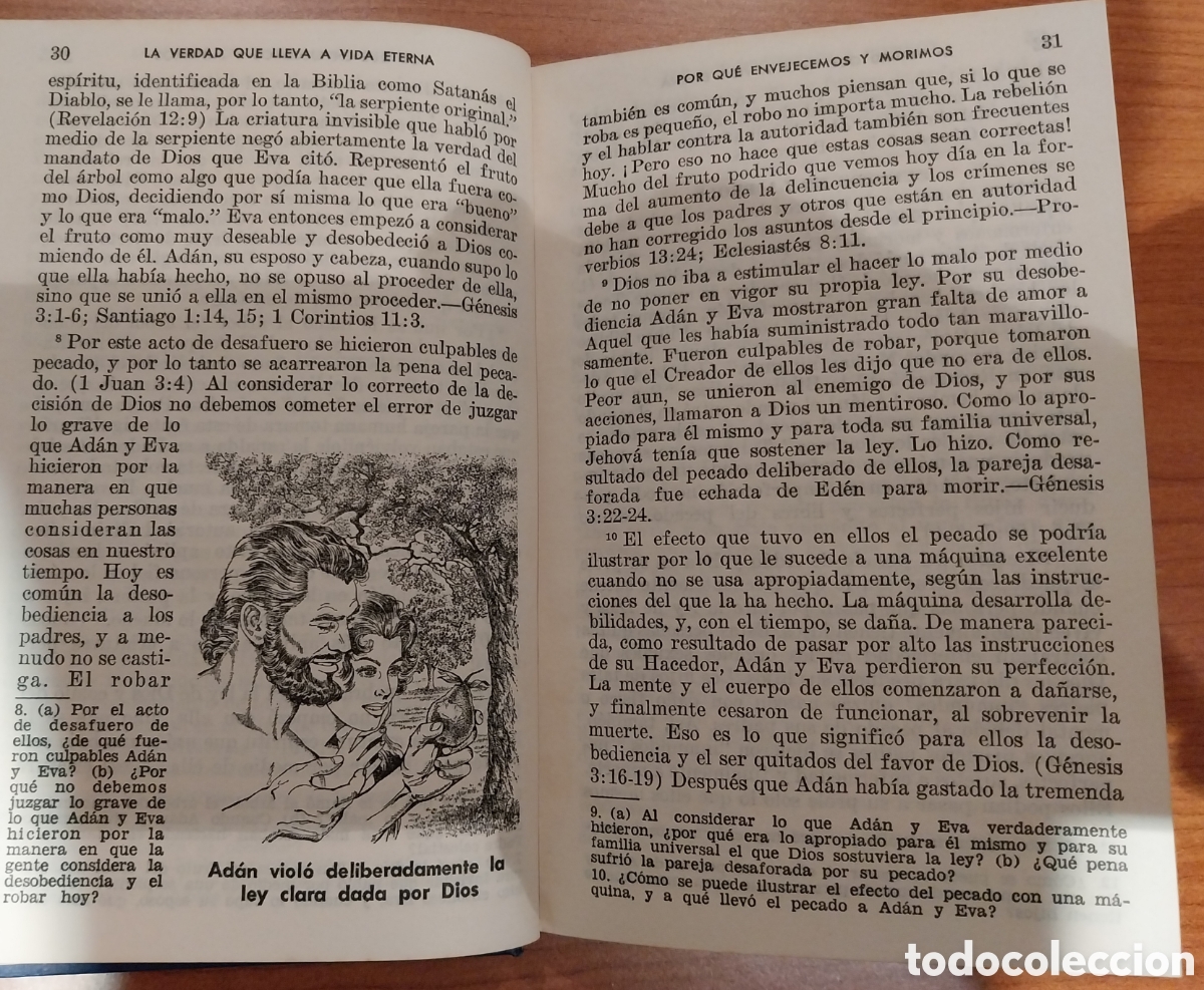 Libros: 1968-Libro religioso &rdquo;La Verdad que lleva a Vida Eterna&rdquo; - Foto 7