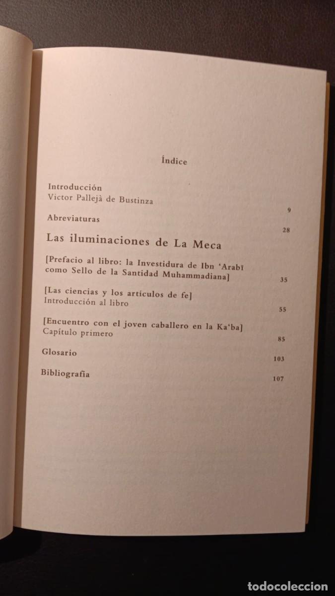 Libros: IBN &lsquo;ARABĪ &ndash;. LAS ILUMINACIONES DE LA MECA - Foto 7