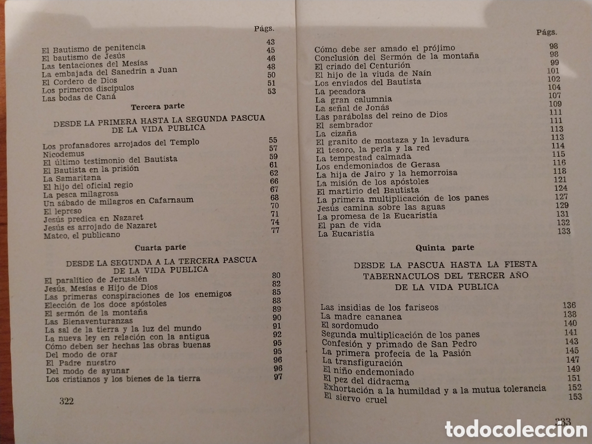 Libros: Libro 1939 &rdquo;La Vida de Jesus&rdquo; - Foto 7
