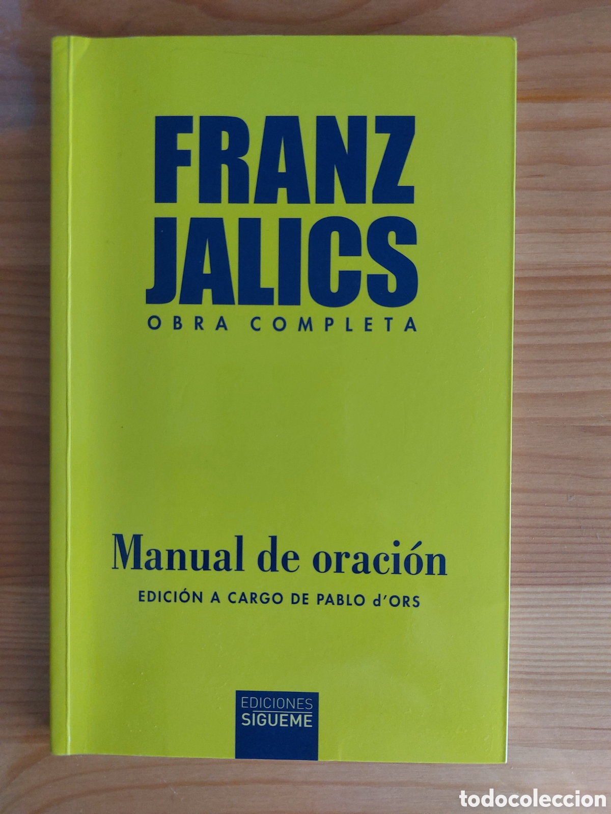 Libros: Manual de oraci&oacute;n. Franz Jalics