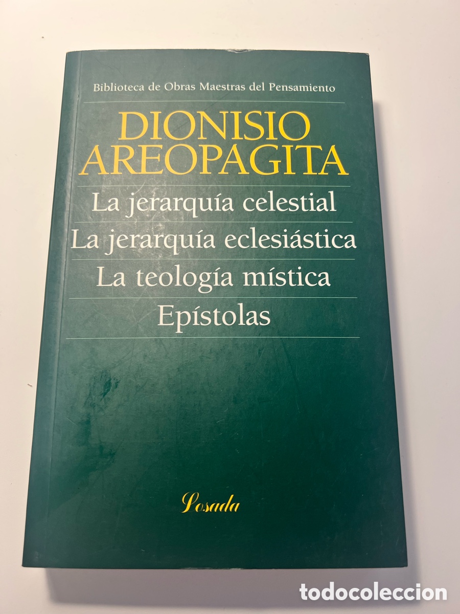 Libros: La jerarqu&iacute;a celestial y otros tratados - Dionisio Areopagita