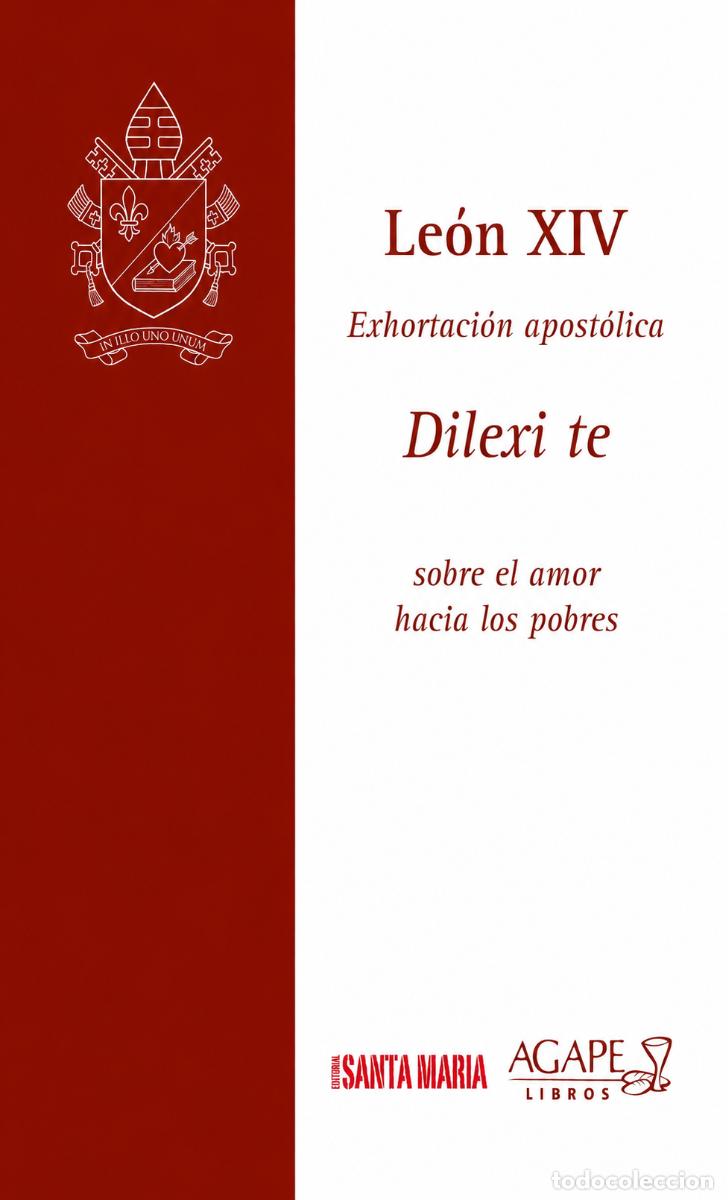Libros: LE&Oacute;N XIV &ndash; DILEXI TE. SOBRE EL AMOR HACIA LOS POBRES &ndash; &Aacute;GAPE LIBROS &ndash; LM