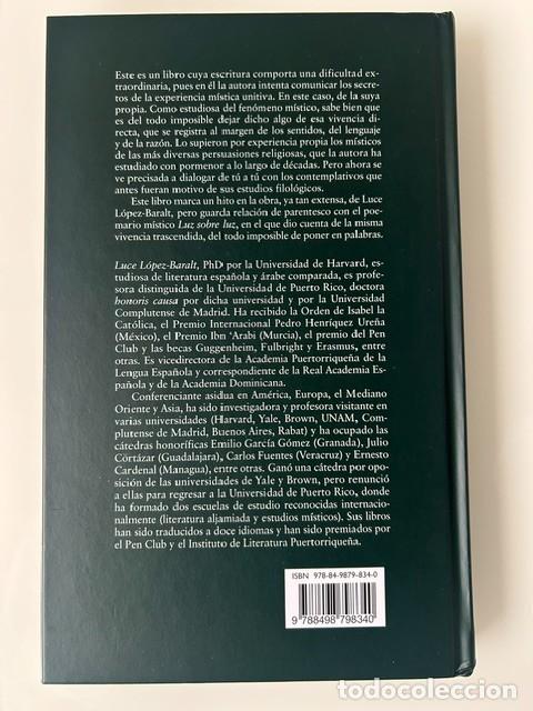 Libros: La cima del &eacute;xtasis -Luce L&oacute;pez-Baralt- - Foto 2