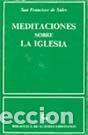 Libros: Meditaciones sobre la Iglesia. Controversias - Santo Francisco de Sales