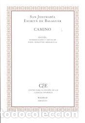 Libros: Camino - Josemar&iacute;a Escriv&aacute; de Balaguer, Santo (1902-1975)