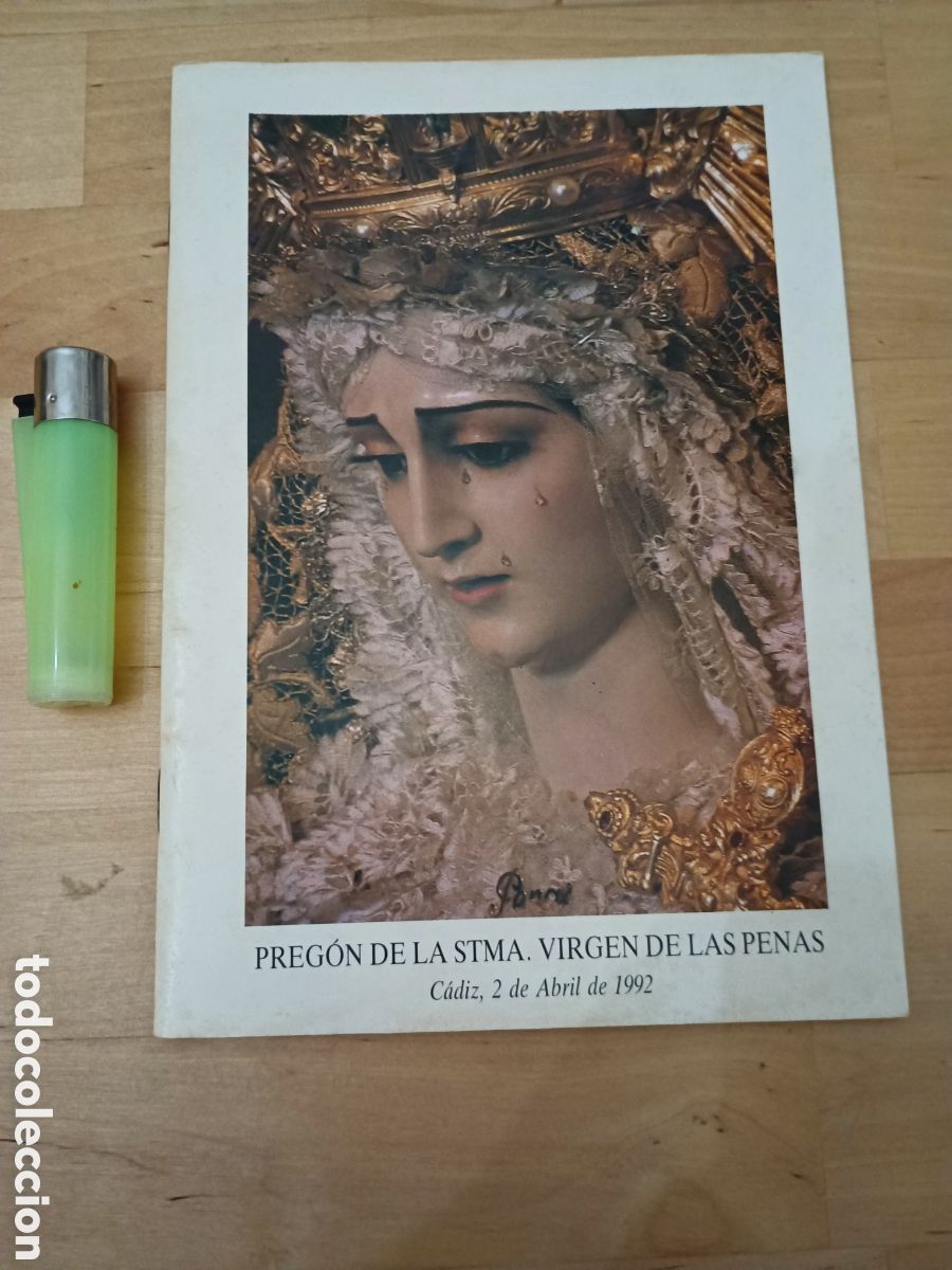 Libros: PREG&Oacute;N DE LA STMA. VIRGEN DE LAS PENAS 1992 - Foto 1